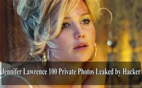 jennifer lawrence leak nude|Jennifer Lawrence nude photos leaked: Hacker posts explicit pics